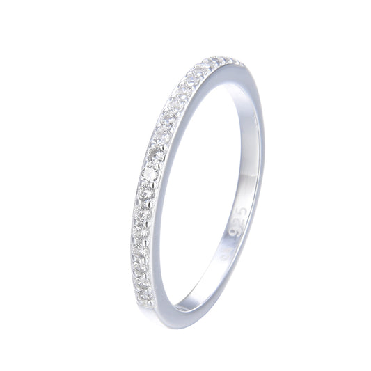 Anillo Medio Sin Fin - Plata 925