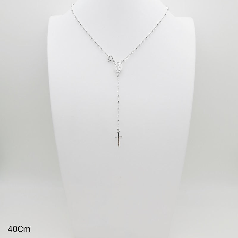 Rosario Balín 2mm 40cm - Plata 925