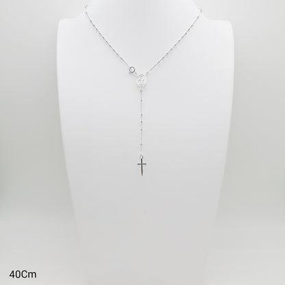 Rosario Balín 2mm 40cm - Plata 925