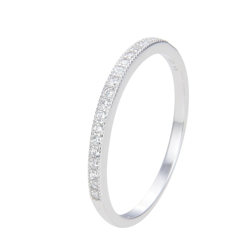 Anillo Medio Sin Fin - Plata 925