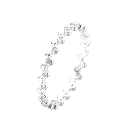 Anillo Puntos de Luz - Plata 925