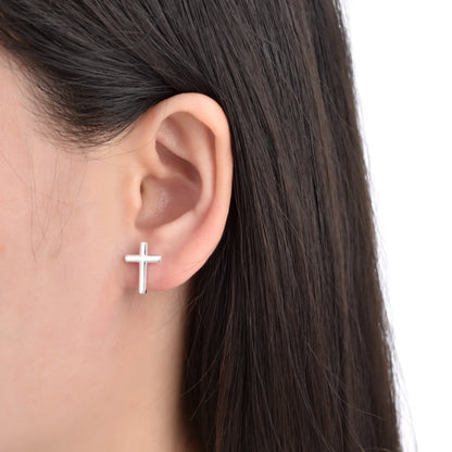 Zarcillos Cruces - Plata 925