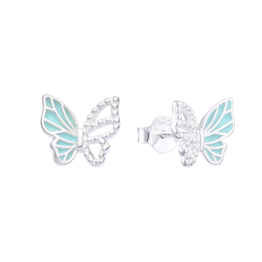 Zarcillos Mariposa - Plata 925