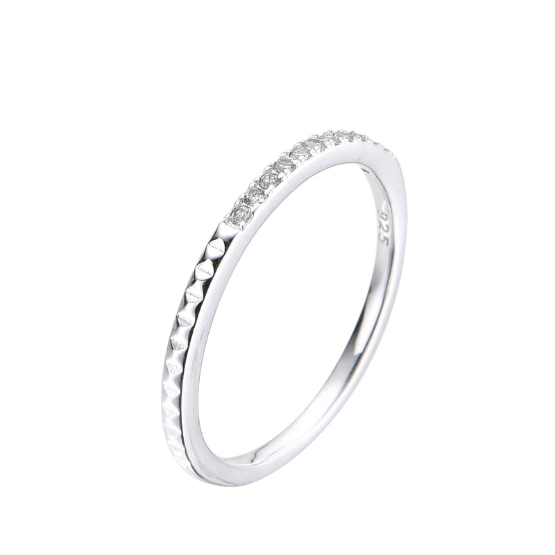 Anillo Cristales - Plata 925