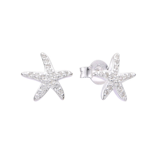 Zarcillos Estrella de Mar - Plata 925