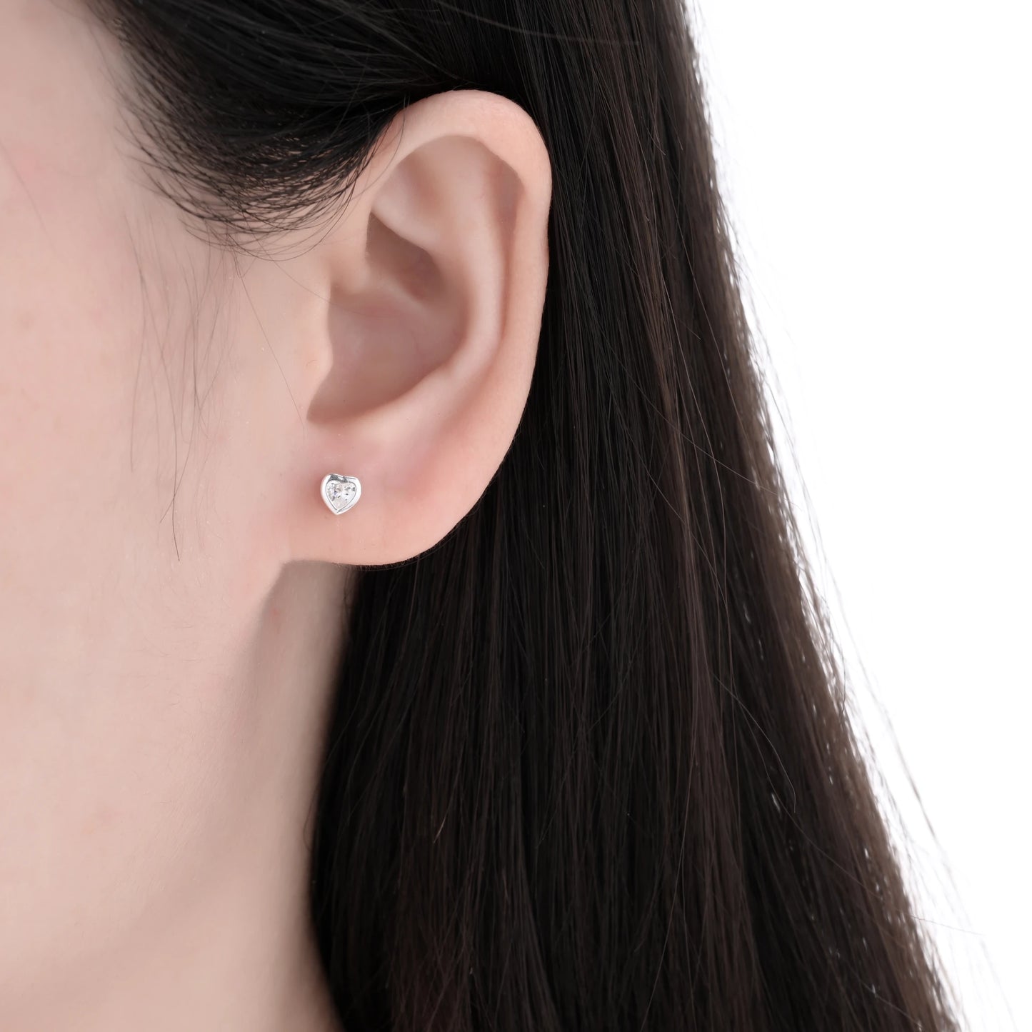 Zarcillos Corazones Tapa de Rosca - Plata 925