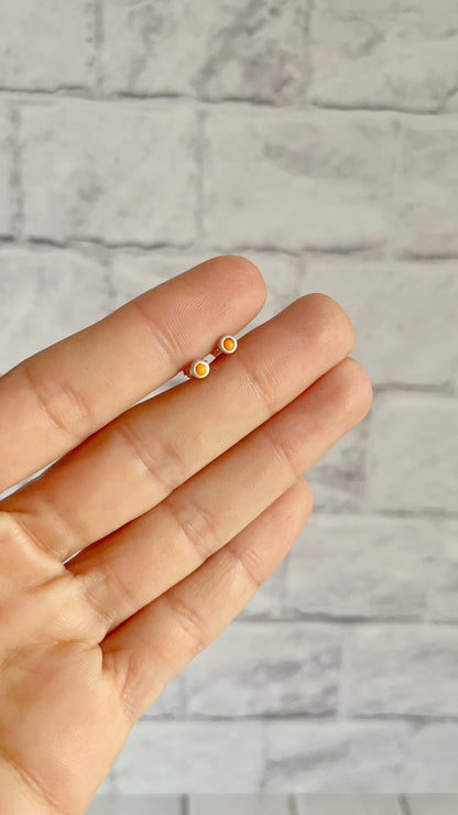 Abridores Naranja - Plata 925