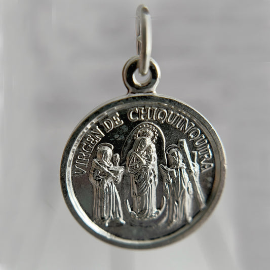 Dije Virgen de Chiquinquira Plata 925