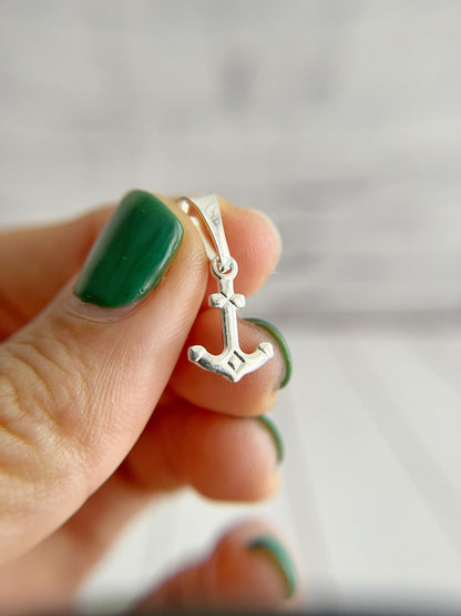 Dije Ancla 1,5cm Plata 925