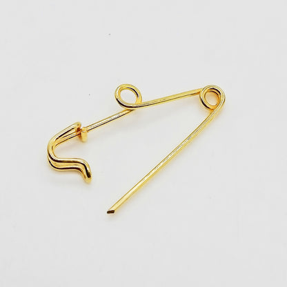 Alfiler Plata 925 con Baño de Oro