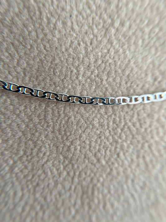 Cadena Gucci Plana 60cm - Plata 925