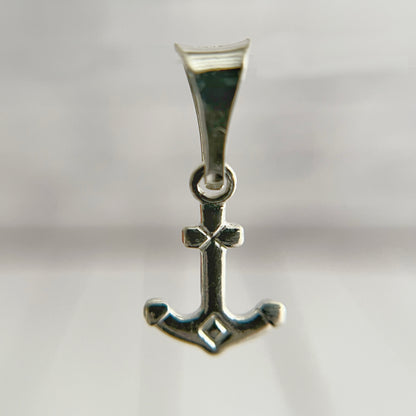 Dije Ancla 1,5cm Plata 925