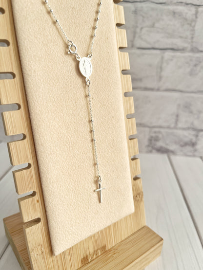 Rosario Balín 2mm 40cm - Plata 925