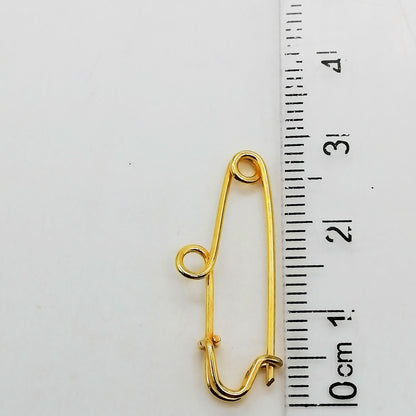Alfiler Plata 925 con Baño de Oro