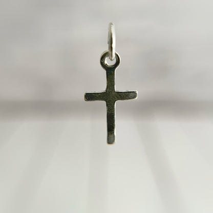 Dije Cruz pequeña - Plata 925