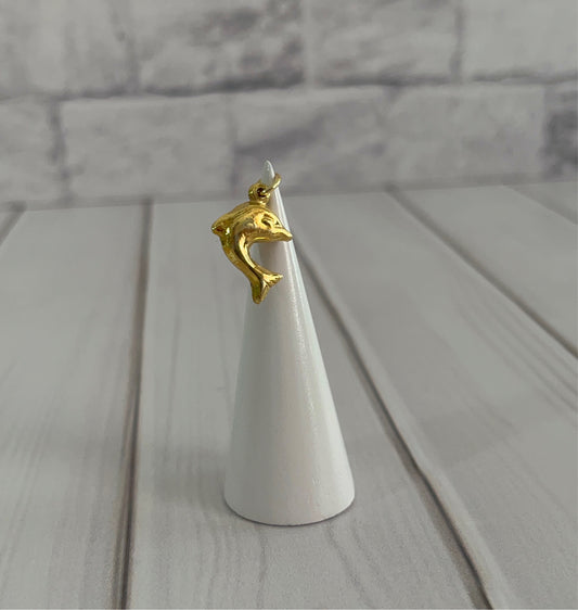 Dije Delfín Plata 925 con Baño de Oro