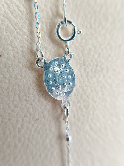 Rosario Balín 2mm 40cm - Plata 925